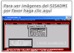 Clic para ver pantallas del SISADMI